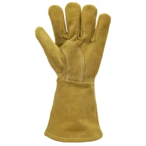 12 Pares - Guantes De Trabajo Coverguard De Cuero Euroweld 1WEL330 Soldador