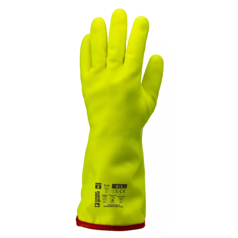 6 Pares - Guantes De Trabajo Coverguard De PVC Eurowinter 1WICH00 Antifrío