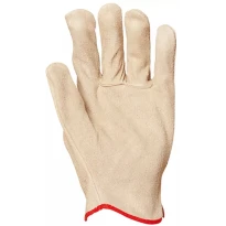12 Pares - Guantes de trabajo Coverguard en piel Eurostrong MO1110 riesgos mecánicos