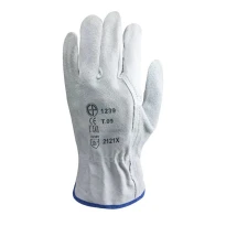 10 Pares - Guantes de trabajo Coverguard en piel Eurostrong MO1240 riesgos mecánicos