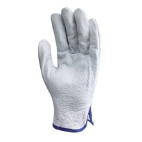 10 Pares - Guantes de trabajo Coverguard en piel Eurostrong MO1240 riesgos mecánicos