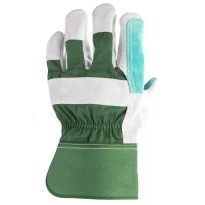 60 piezas - Guantes de trabajo Coverguard en piel Eurostrong MO154 riesgos mecánicos