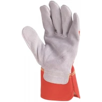 60 piezas - Guantes de trabajo Coverguard en piel Eurostrong MO155 riesgos mecánicos