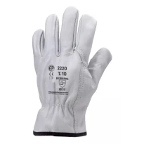 10 pares - Guantes de trabajo Coverguard de cuero Eurostrong MO2220 – Riesgos mecánicos