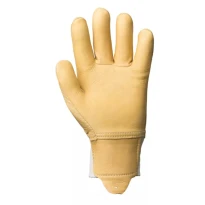10 Pares - Guantes de Trabajo Coverguard de Piel Eurostrong MO2450 Riesgos Mecánicos 2