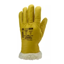 6 Pares - Guantes de Trabajo Coverguard de Piel Eurowinter MO2490 Antifrío