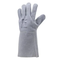 10 Pares - Guantes de Trabajo Coverguard de Piel Euroweld MO2515 Anti-calor
