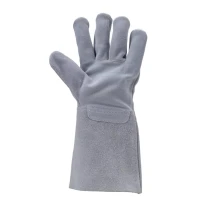 10 Pares - Guantes de Trabajo Coverguard de Piel Euroweld MO2515 Anti-calor