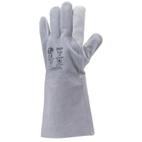 12 pares - Guantes de trabajo Coverguard de cuero Euroweld MO2524 para soldador