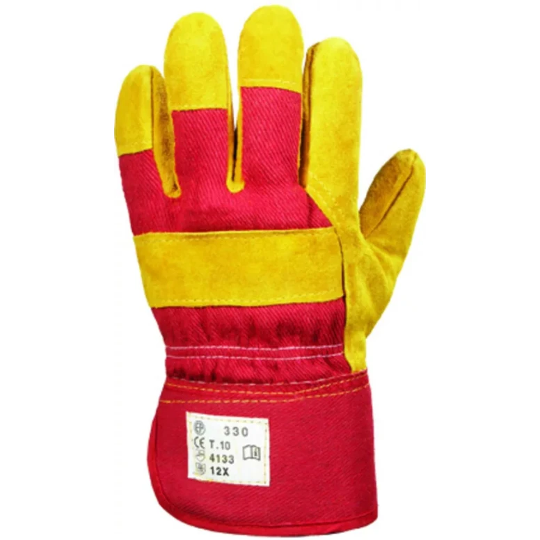 60 Piezas - Guantes de Trabajo Coverguard de Piel Eurowinter MO330