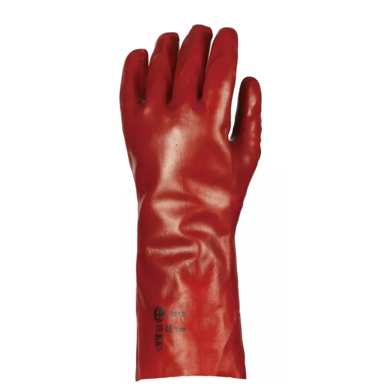 10 Pares - Guantes de Trabajo Coverguard en PVC Eurostrong MO3620 Riesgos Mecánicos