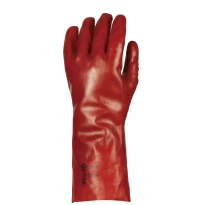10 Pares - Guantes de Trabajo Coverguard en PVC Eurostrong MO3620 Riesgos Mecánicos