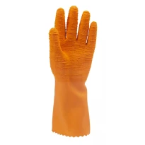 12 Pares - Guantes de Trabajo Coverguard en Látex Eurostrong MO3820 Riesgo Químico 2