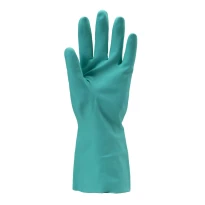10 pares - Guantes de trabajo Coverguard de nitrilo Eurochem MO5520 riesgo químico 2