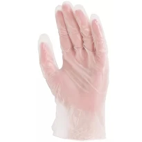 10 paquetes - Guantes de trabajo Coverguard de vinilo Euro-one MO5710 desechables (100 piezas)