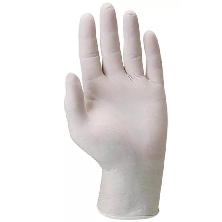 10 paquetes - Guantes de trabajo Coverguard de látex Euro-one MO5810 desechables (100 piezas)