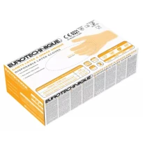 10 paquetes - Guantes de trabajo Coverguard de látex Euro-one MO5820 desechables (100 piezas)