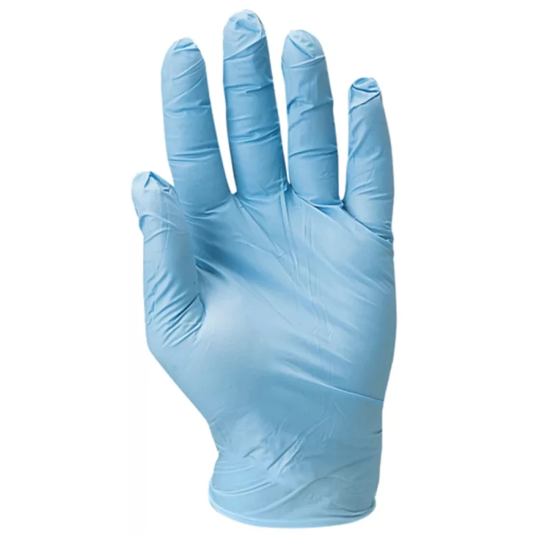 10 paquetes - Guantes de trabajo Coverguard de nitrilo Euro-one MO5910 desechables (100 piezas)