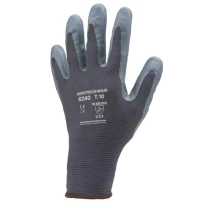 10 pares - Guantes de trabajo Coverguard de nitrilo Eurolite MO6240 riesgos mecánicos