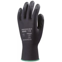 10 pares - Guantes de trabajo Coverguard de PVC Eurolite MO6640 riesgos mecánicos