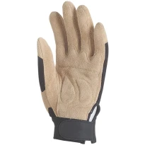 12 Pares - Guantes de Trabajo Coverguard de Cuero Eurostrong MO910 Riesgos Mecánicos