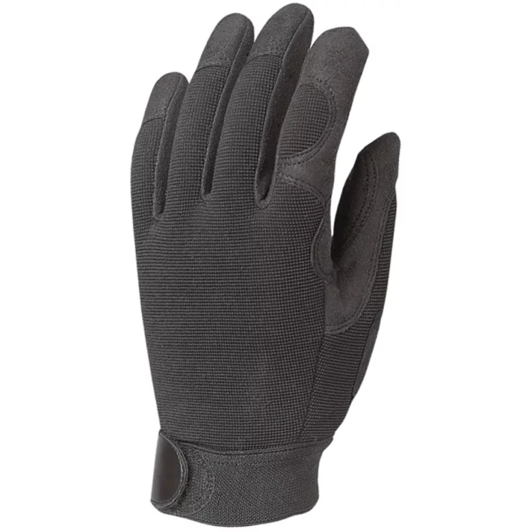 12 Pares - Guantes de Trabajo Coverguard de Tejido Sintético Eurostrong MO930 Riesgos Mecánicos