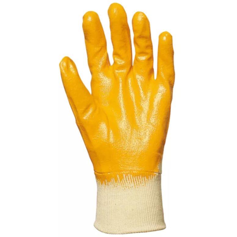 10 Pares - Guantes de Trabajo Coverguard de Nitrilo Eurostrong MO9310 Riesgos Mecánicos