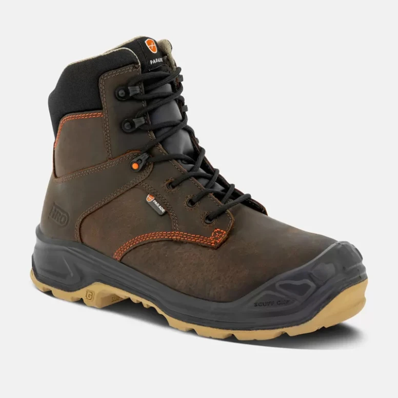 Zapatos de seguridad Parade Netna S3 SR FO LG SC CI HI HRO 07NETNA1823 Altos Sin metal