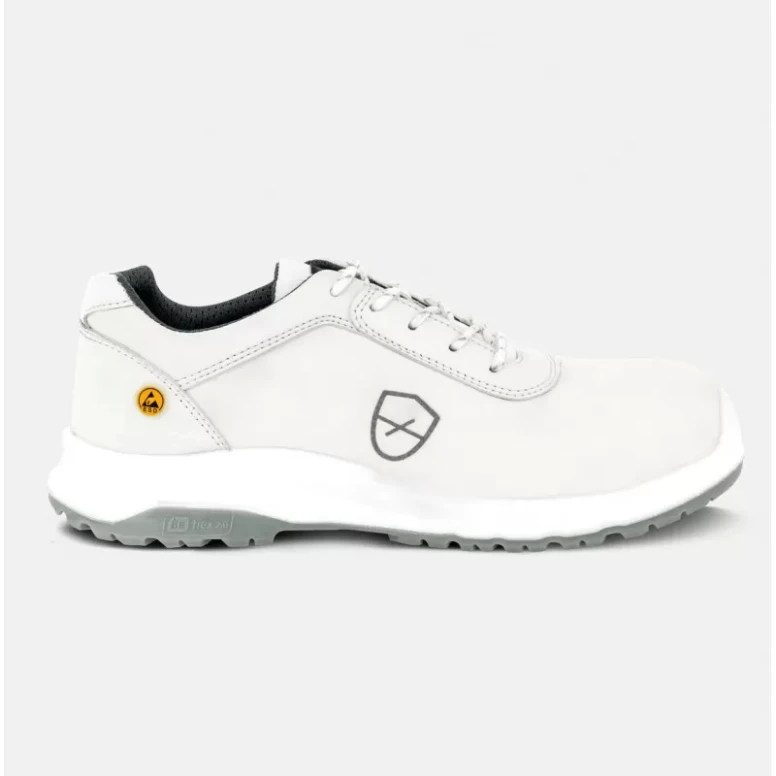 Zapatos de seguridad Parade Ragar S3 SR FO CI HI ESD 07RAGAR9817 bajos sin metal blanco