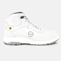 Zapatos de seguridad Parade Rogar S3 SR FO CI HI ESD 07ROGAR9817 altos sin metal blanco