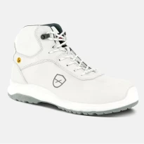 Zapatos de seguridad Parade Rogar S3 SR FO CI HI ESD 07ROGAR9817 altos sin metal blanco