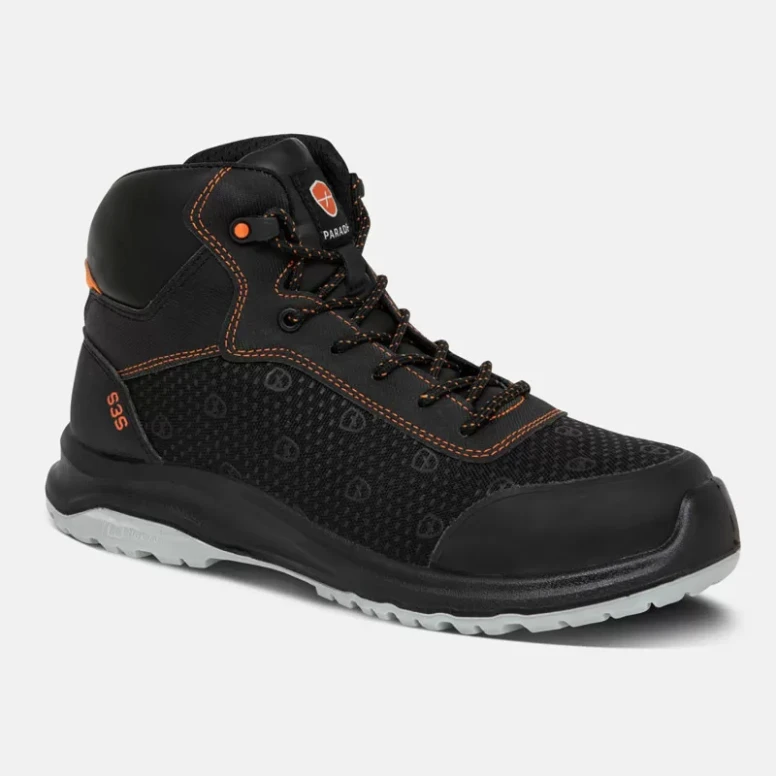 Zapatos de seguridad Parade Rando S3 SR FO SC CI HI 07RANDO9834 altos cómodos sin metal