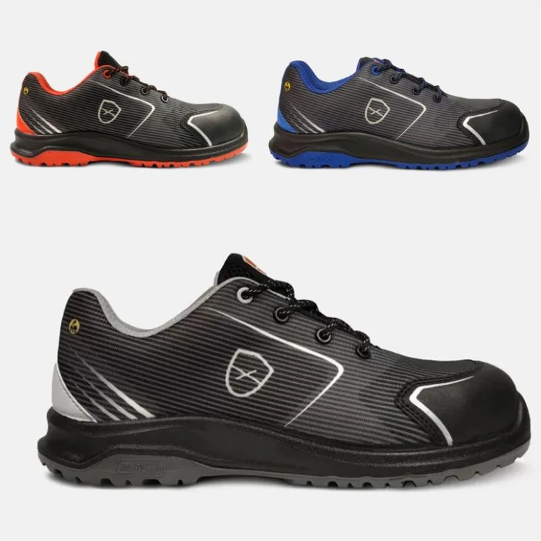 Zapatos de seguridad Parade Runnor S1P SR FO CI HI ESD 07RUNNOR7844 bajos cómodos