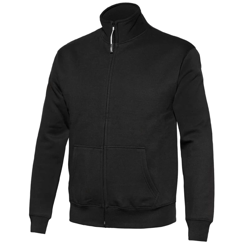 Liquidación total - Sudadera de trabajo cremallera larga ISSA LINE - 04822 Pelmo Talla 2XL color Negro