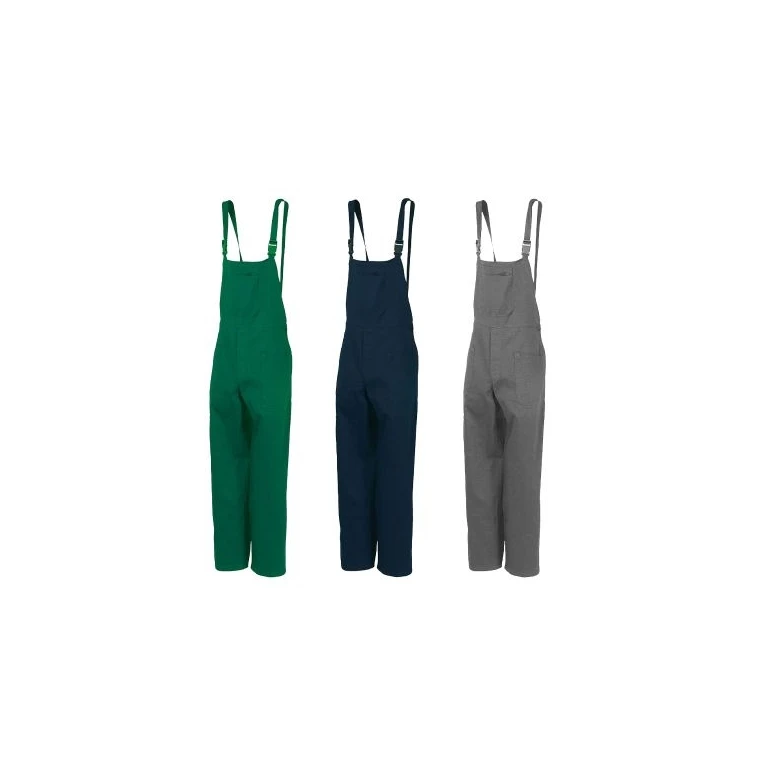 Liquidación total - Peto Peto de trabajo Europa Issa Line 100% algodón - 8035 Talla 3xl color azul oscuro