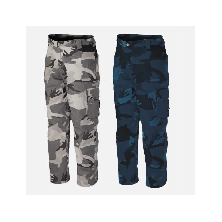 Liquidación total - Pantalón ISSA LINE Mimetici 8029N De verano Ligeros Talla 2xl color azul