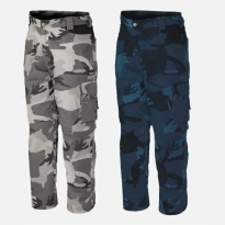Liquidación total - Pantalón ISSA LINE Mimetici 8029N De verano Ligeros Talla S color azul