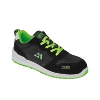 Zapatos de Seguridad Bajos de Piel Ante Logica S1PL FO SR AIR ONE/3 Sin Metal Cómodos
