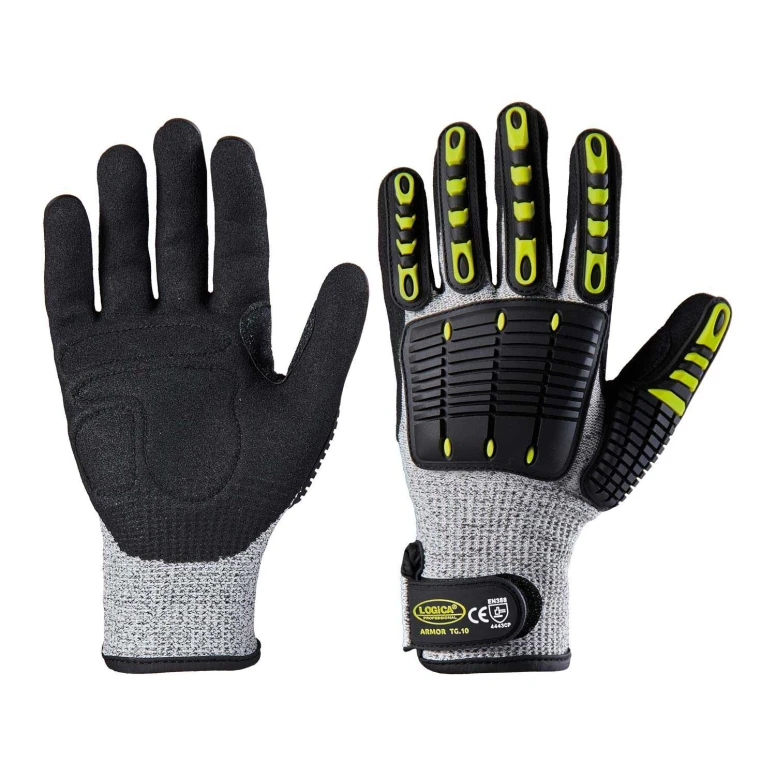 12 Pares - Guantes de trabajo Anticorte Logica ARMOR