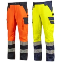 Pantalón de Trabajo Alta Visibilidad Multibolsillos Stretch U-Power Brillo WHL381