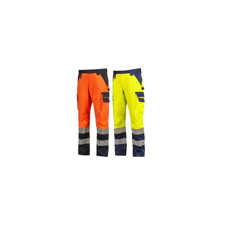 Pantalón de Trabajo Alta Visibilidad Multibolsillos Stretch U-Power Furgo WHL379
