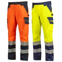 Pantalón de Trabajo Alta Visibilidad Multibolsillos Stretch U-Power Thunder WHL380