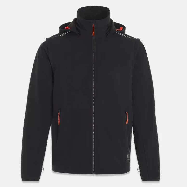 Chaqueta de trabajo multibolsillos Softshell Stretch Full Zip Softin Parade SOFTIN 2494