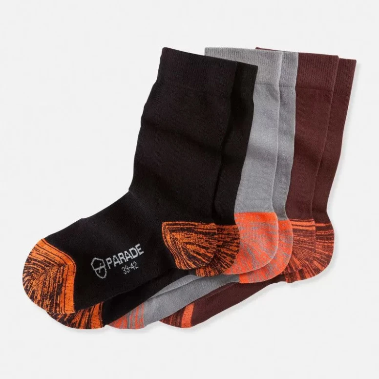 Pack de 3 pares de calcetines de trabajo Parade Madrid 17MADRID1479 stretch