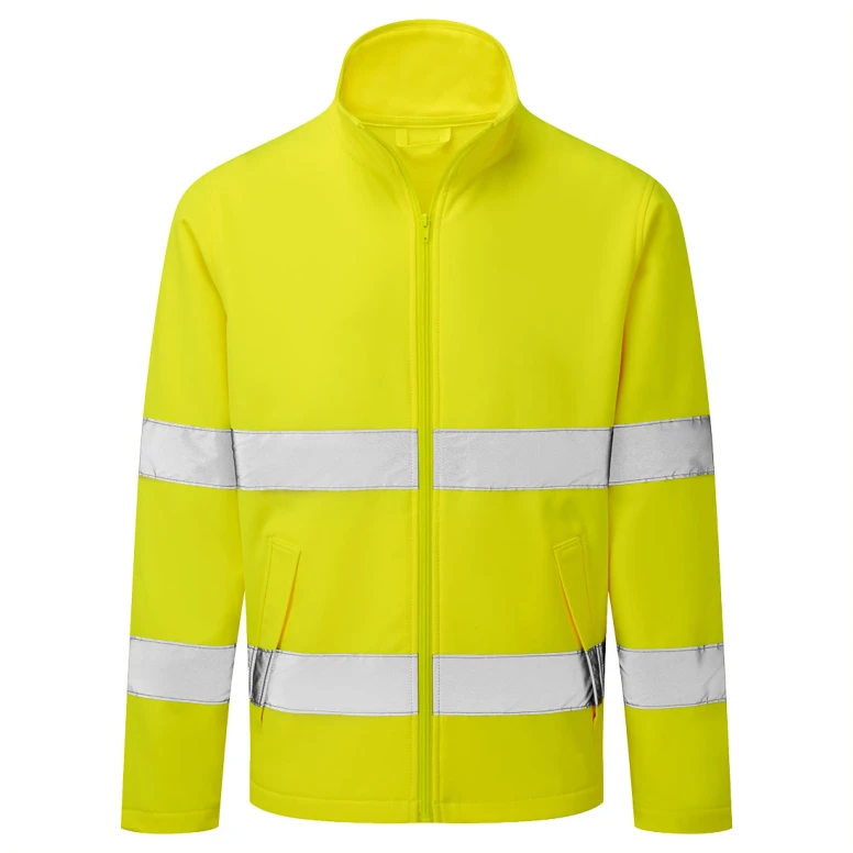 Chaqueta de trabajo Portwest alta visibilidad ES428 impermeable stretch softshell