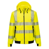 Chaqueta de trabajo Portwest alta visibilidad KX315 multibolsillos impermeable