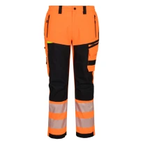 Pantalón de trabajo Portwest alta visibilidad DX448 multibolsillos impermeable 2