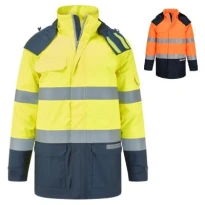 Chaqueta de trabajo Portwest FR617 ignífuga antiestática multinorma multibolsillos
