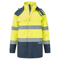 Chaqueta de trabajo Portwest FR617 ignífuga antiestática multinorma multibolsillos