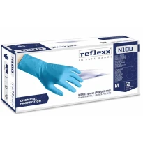Guantes de nitrilo Reflexx N100 sin polvo